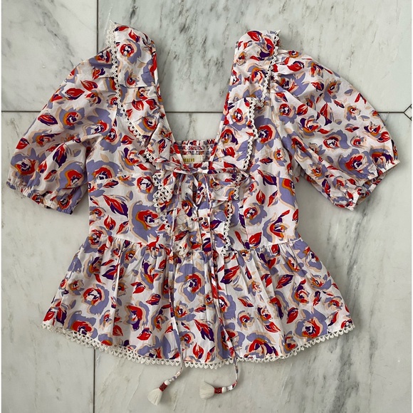 Anthropologie Maeve women’s floral top - Picture 1 of 3